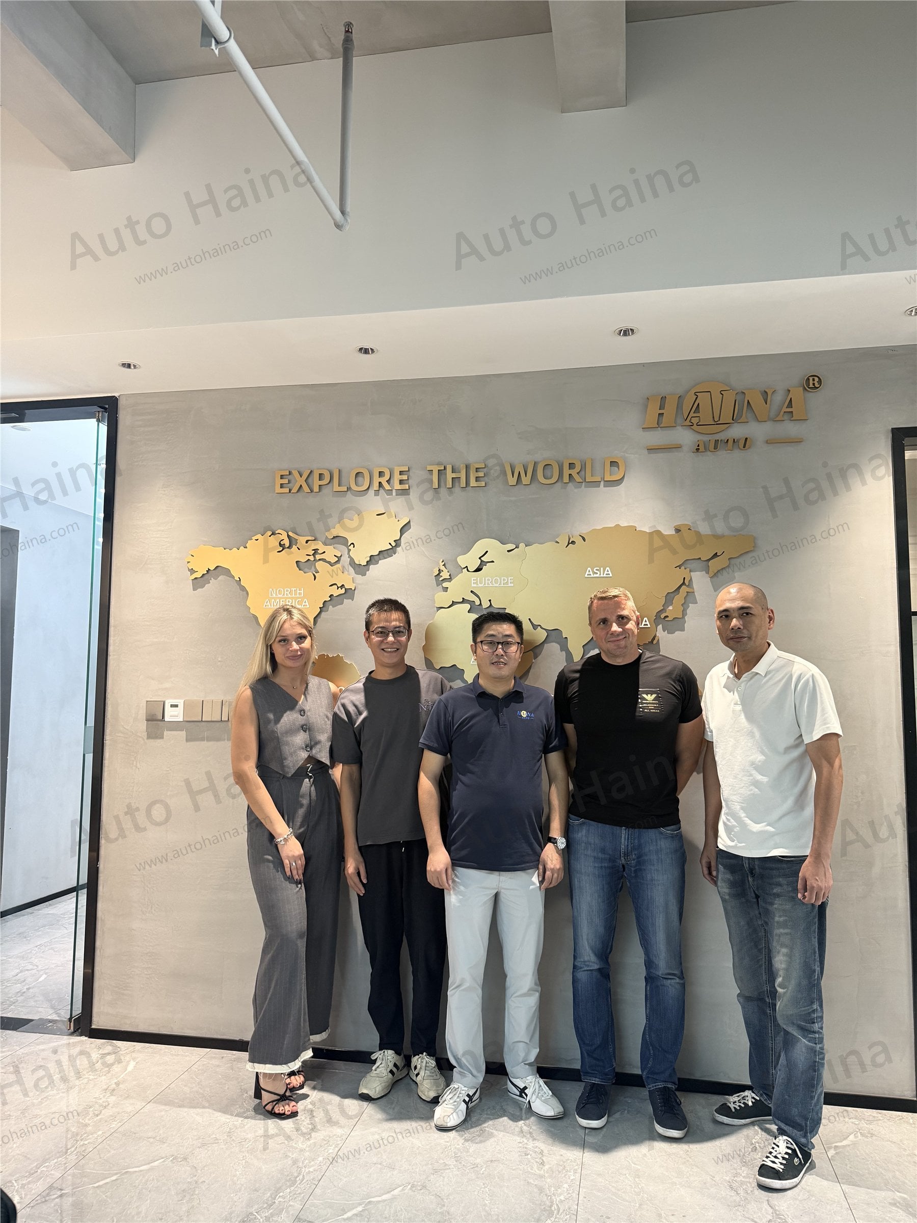 Customer visit and business meeting at AutoHaina