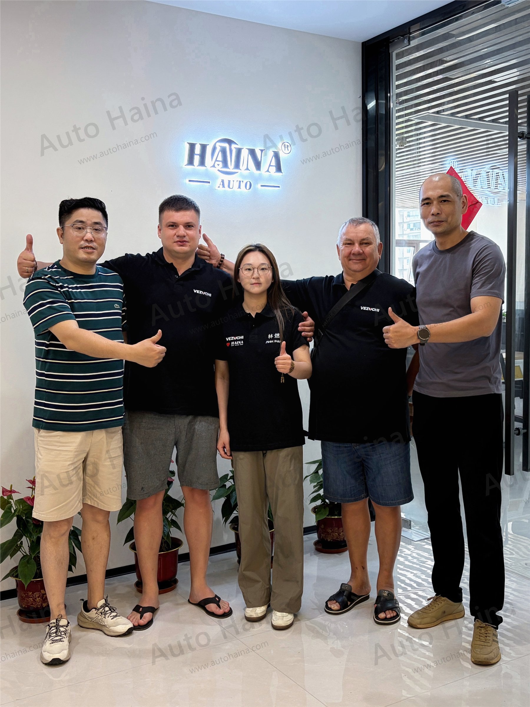Customer visit and business meeting at AutoHaina