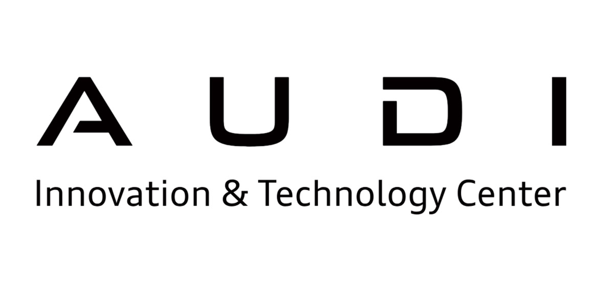 The AUDI Innovation & Technology Center logo in black on a white background.