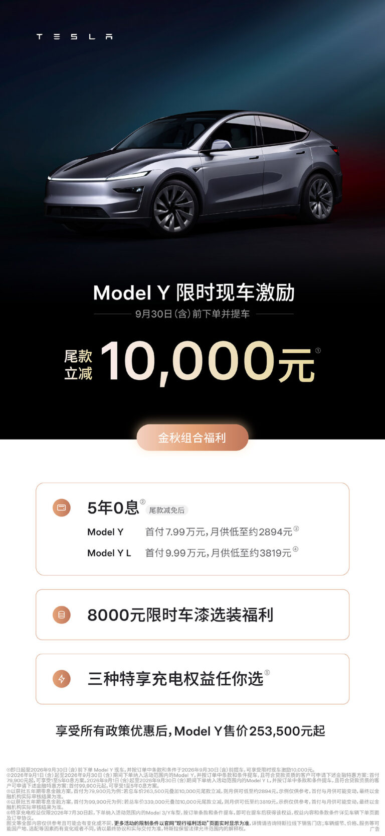 Tesla launches quarter-end inventory offers in China as local deliveries decline