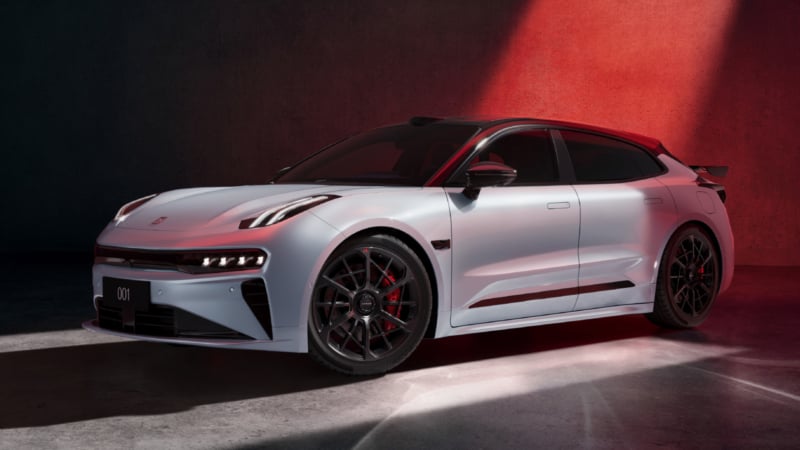 Special edition of the Zeekr 001 released in China to mark the model’s anniversary