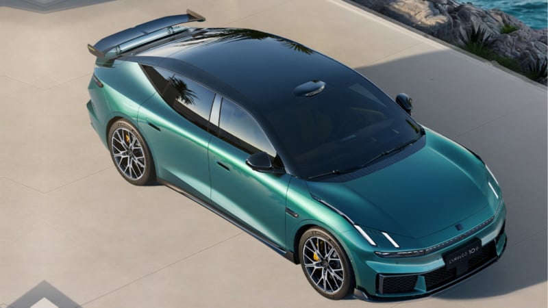 Lynk & Co 10+ high-performance electric sedan revealed in official images in China