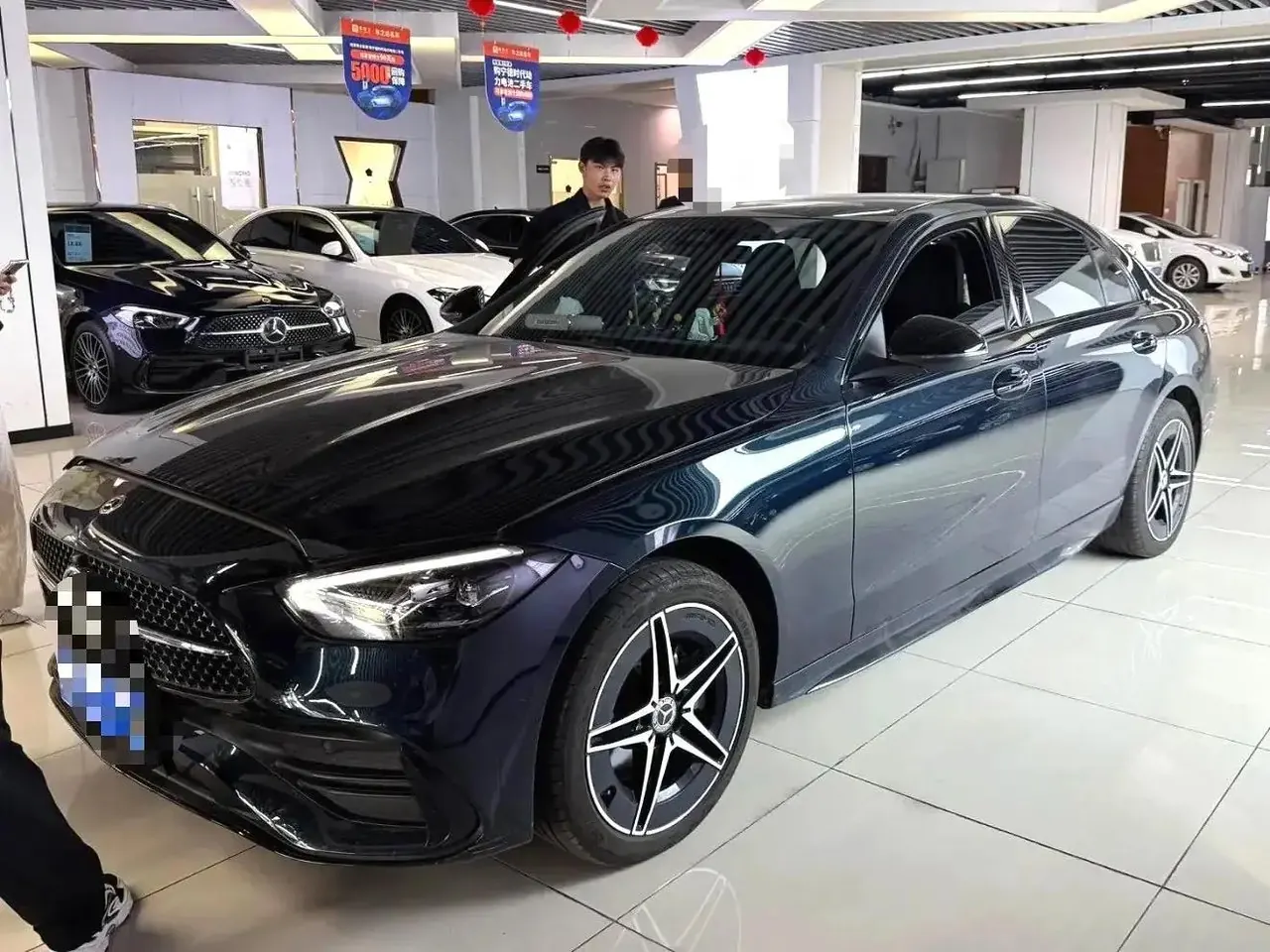 Open image lightbox: Mercedes Benz Class C 2024 C 260 L 48V 1.5T Hao Night Sports Edition Automatic Gear