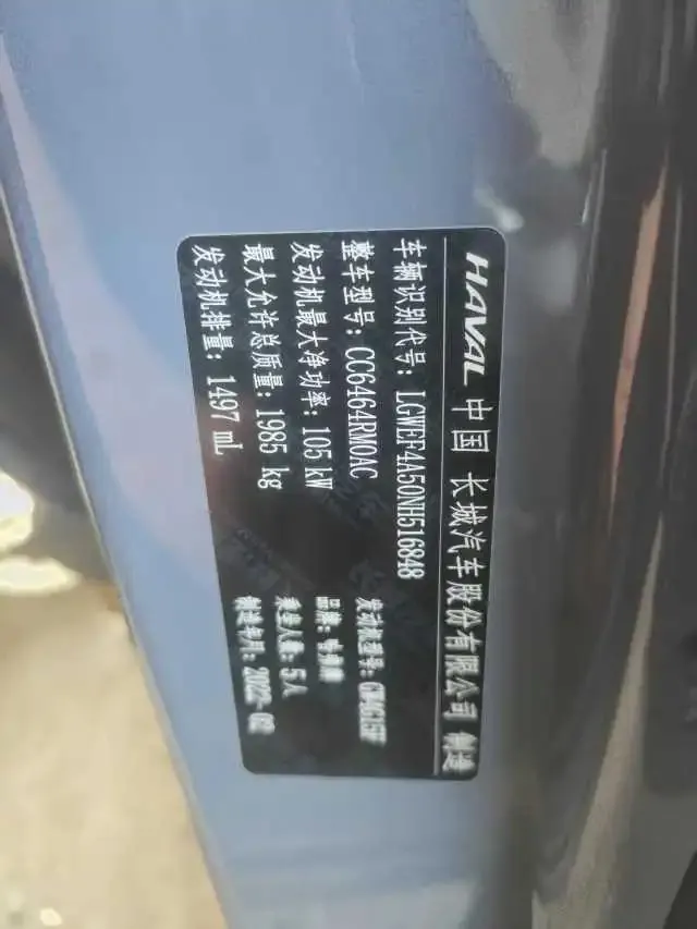 Haval H6 2021 National Tide Edition 1.5T Auto Champion Edition 12