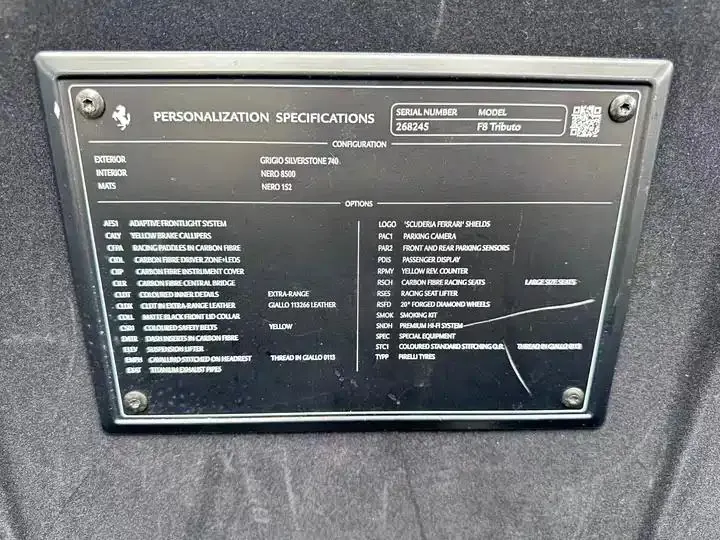 Ferrari F8 2019 Tributo 3.9T V8 9