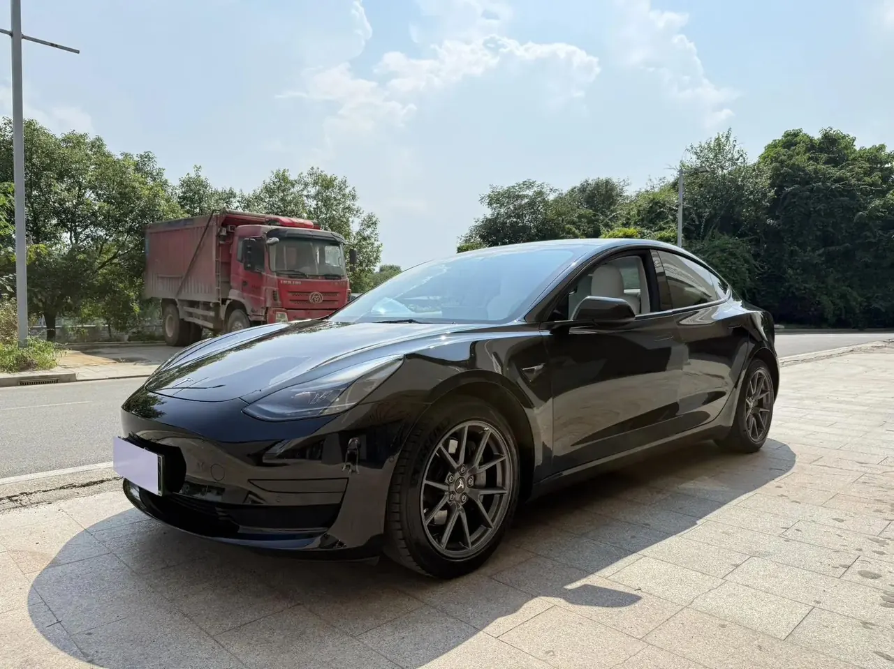 Model 3 2021 model facelift standard endurance rear drive upgrade 3D1 - View 1