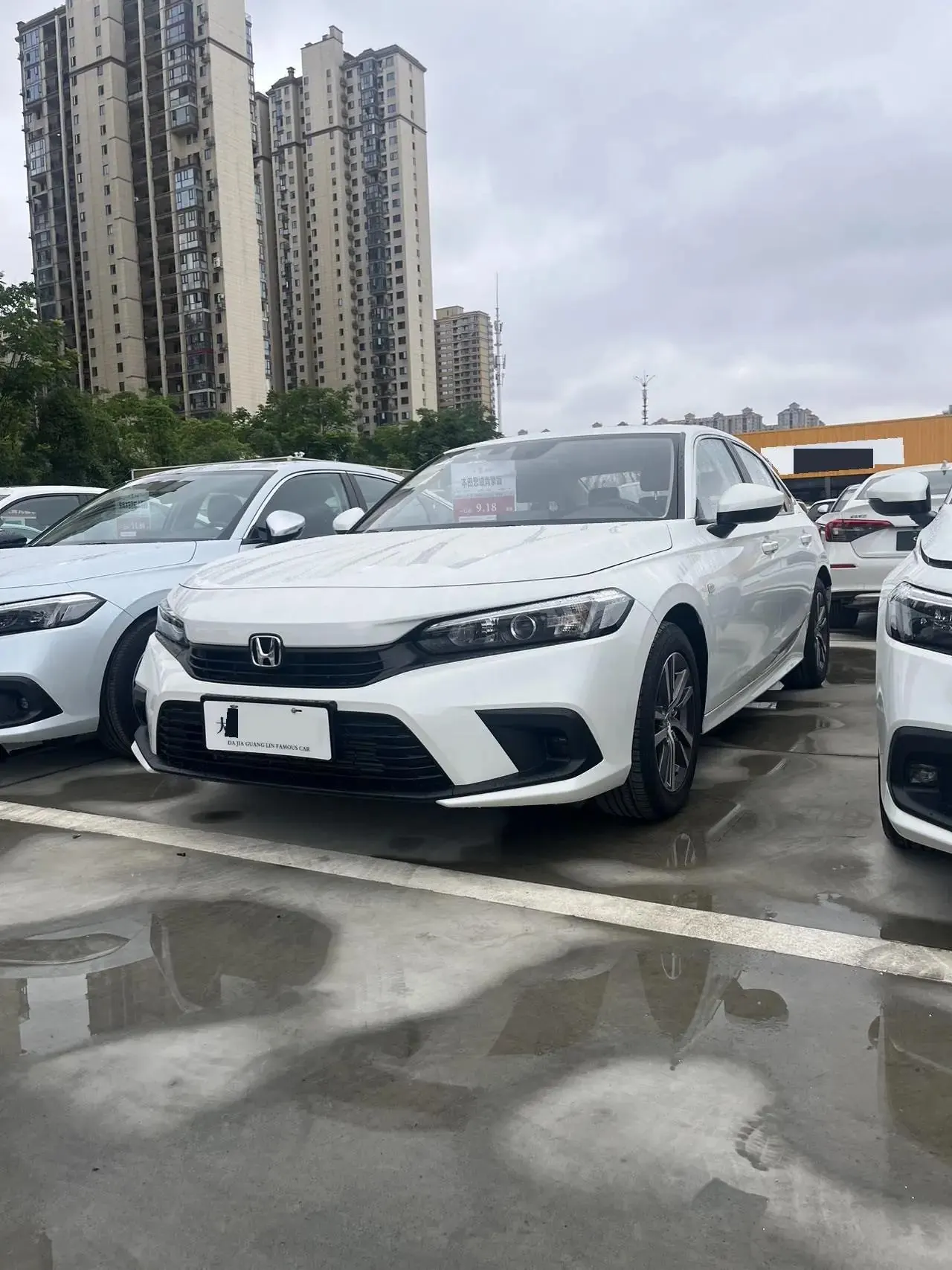 Открыть галерею: Civic 2022 180TURBO CVT still Qing Edition