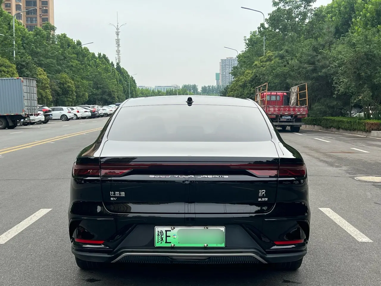 BYD 2024 Han EV 610KM Glory Edition Four-wheel Drive God's Eye Smart Driving Automatic Transmission 8