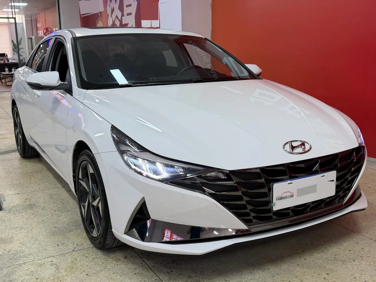Hyundai 2023 Elantra-sedan 1.5 stepless GLX elite automatic gear 3
