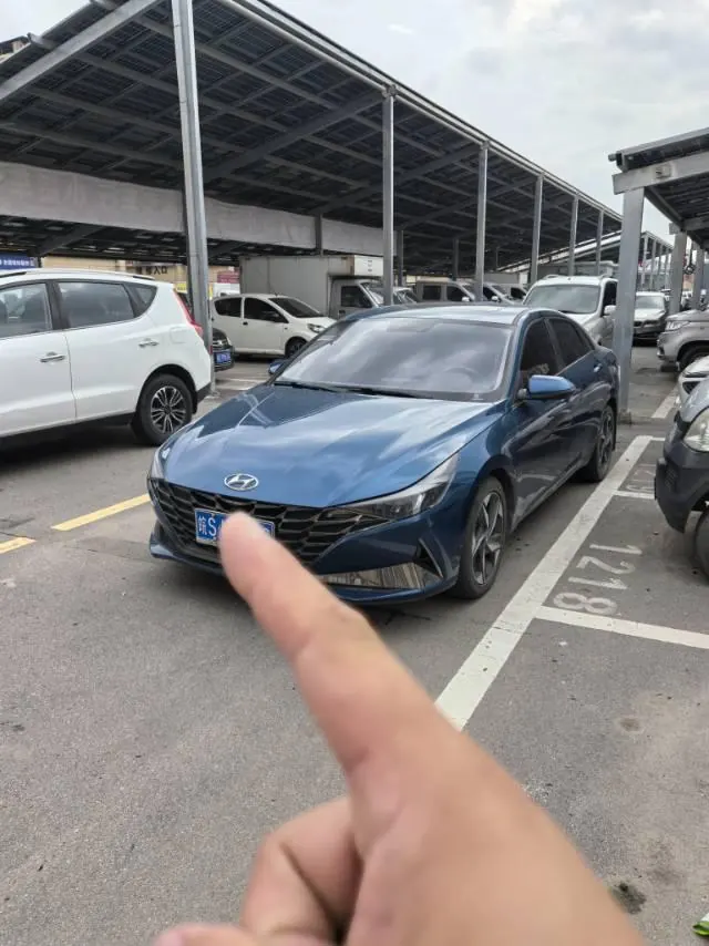 Hyundai 2022 Elantra-sedan 1.5 stepless GLX elite automatic gear - View 1