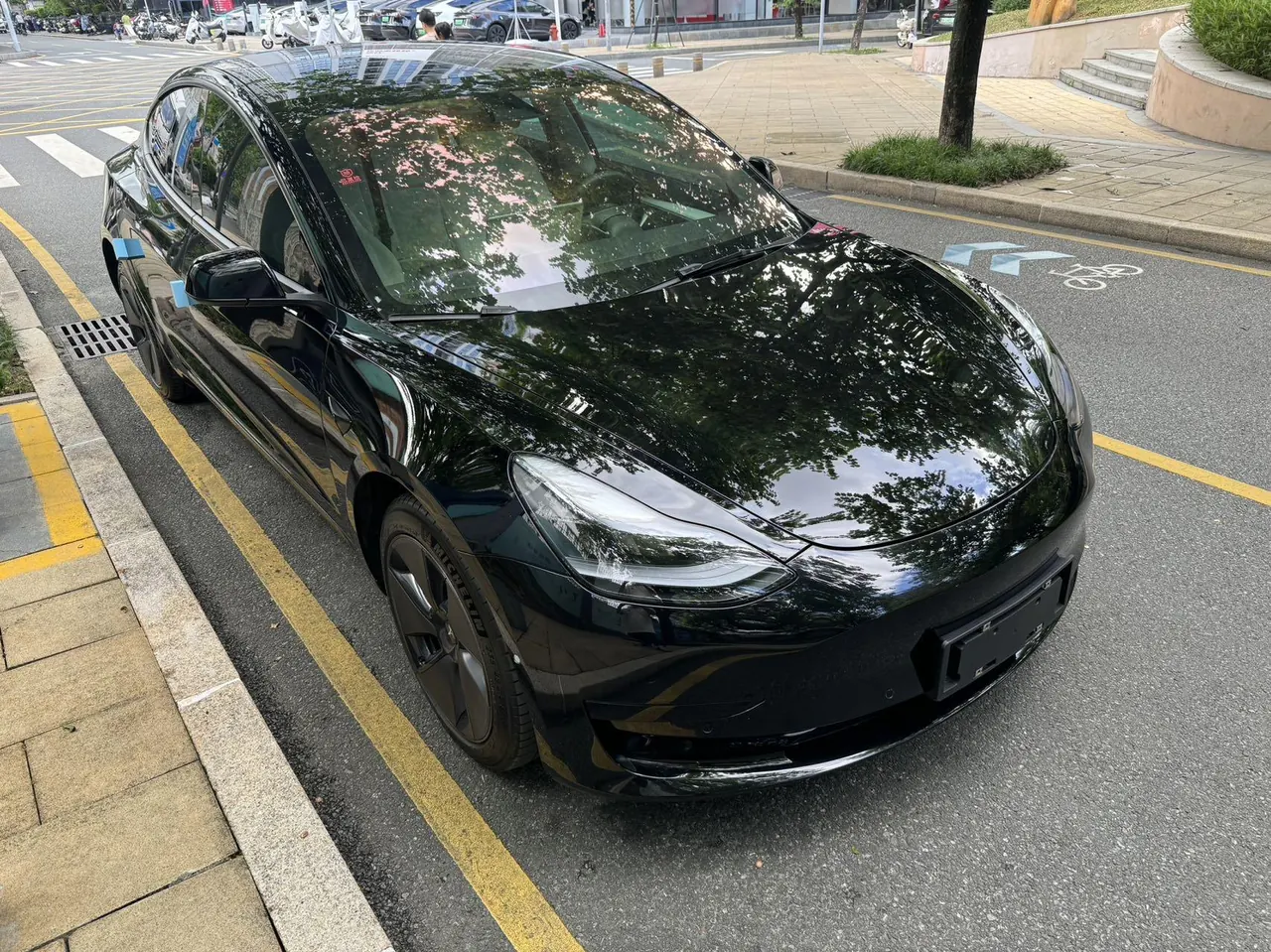 Tesla 2022 Model 3 rear-wheel drive version of automatic transmission 2