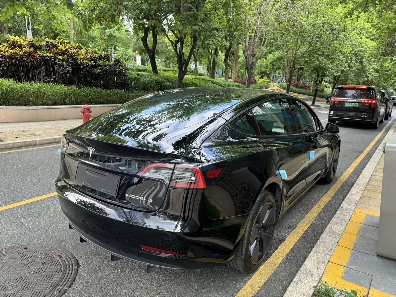 Tesla 2022 Model 3 rear-wheel drive version of automatic transmission 5