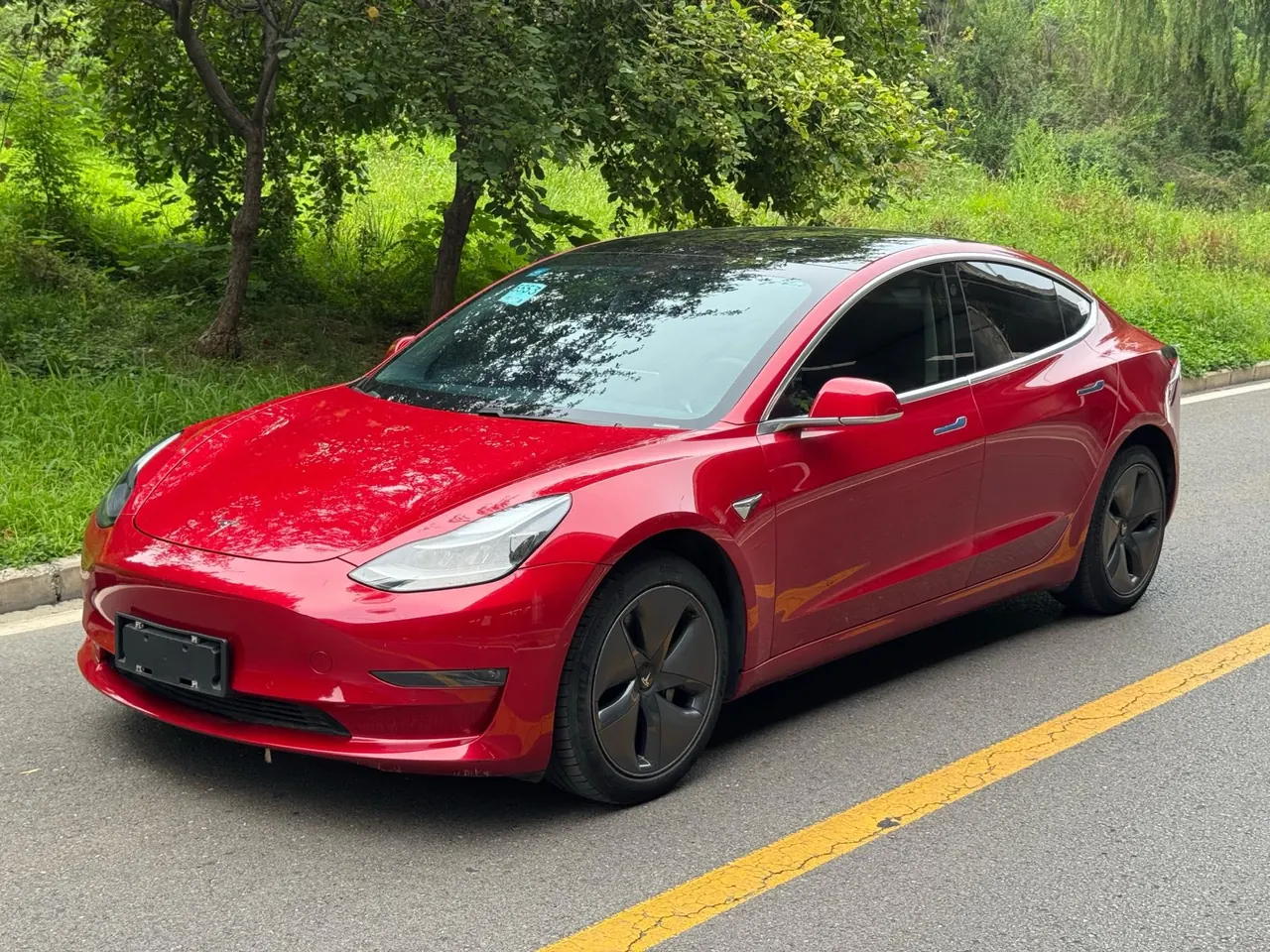 Tesla 2020 Model 3 long endurance rear wheel drive version (modified) automatic gear - View 1