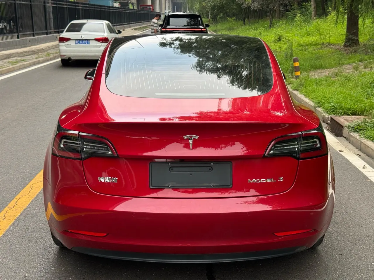 Tesla 2020 Model 3 long endurance rear wheel drive version (modified) automatic gear 5