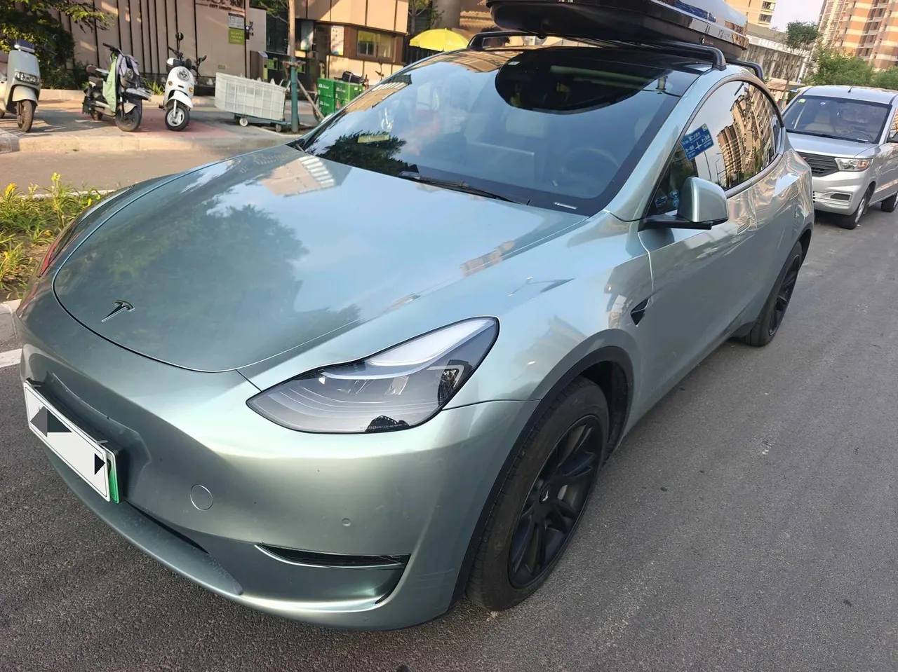 Tesla 2022 Model Y long endurance all-wheel drive version (modified) automatic gear - View 1