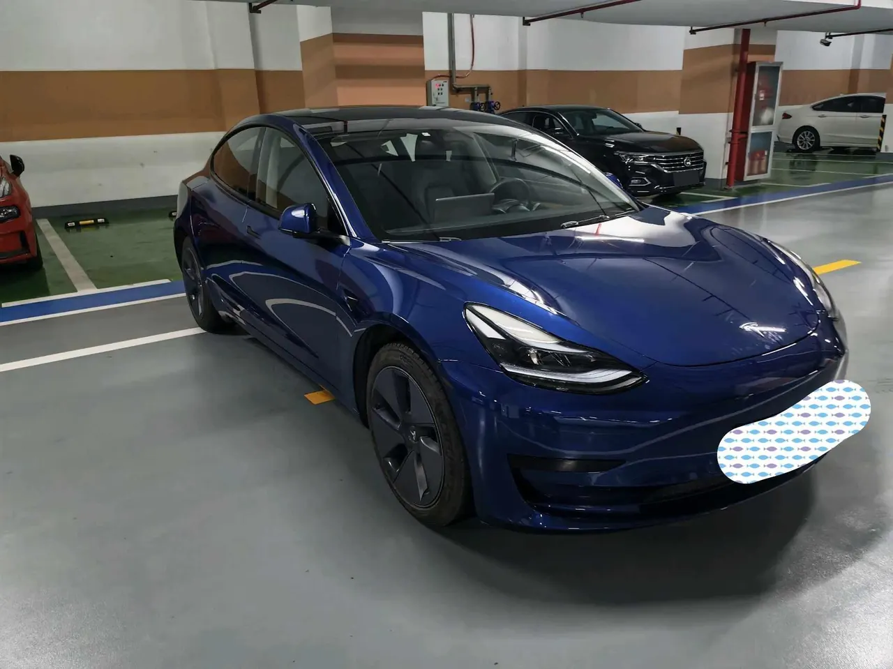 Tesla 2022 Model 3 rear-wheel drive version of automatic transmission 3