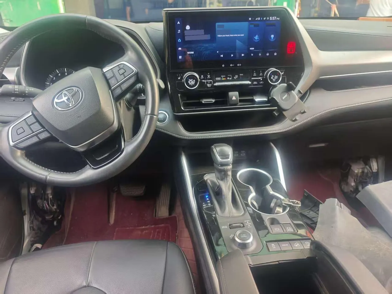 Toyota 2022 Highlander 2.0T 380T 4-wheel drive premium version 7-seat automatic gear 6