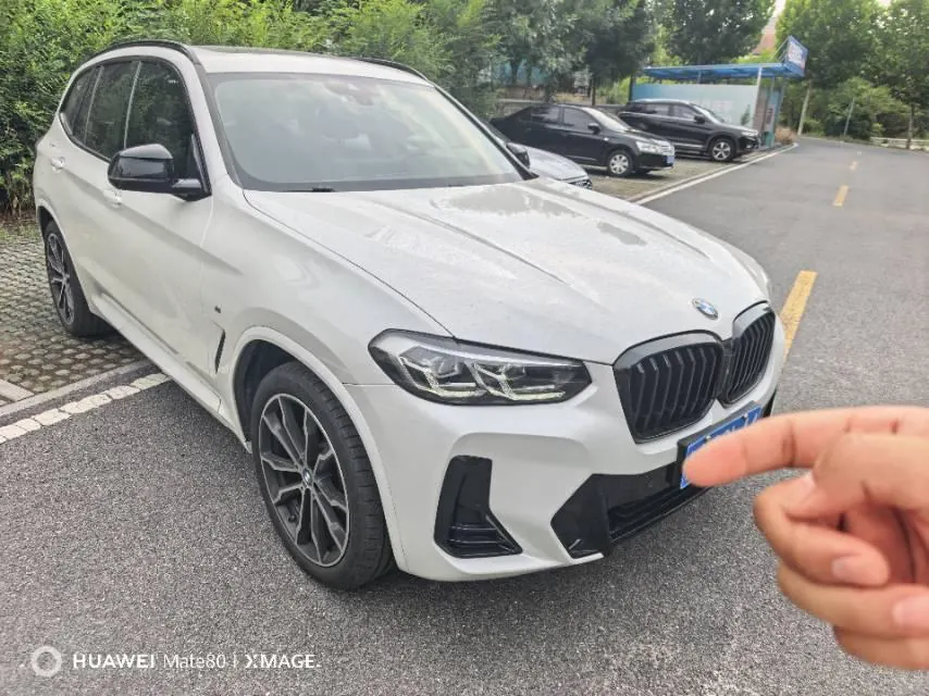 BMW 2022 X3 xDrive30i 2.0T exclusive M obsidian night set (modified) automatic gear 3
