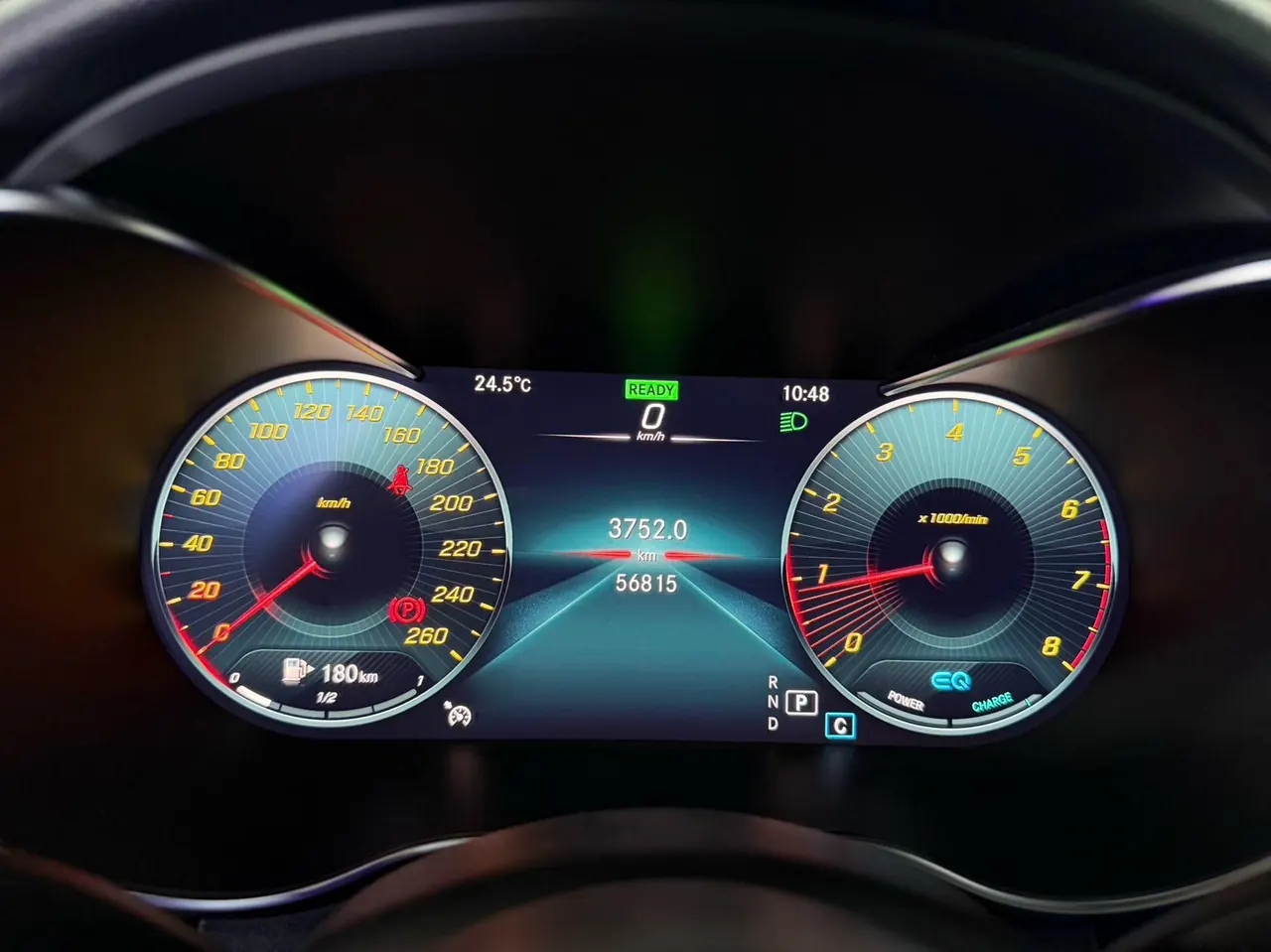 Mercedes Benz Class C 2021 C 260 48V 1.5T Star Yao Zhen Tibetan Edition Automatic Gear 11