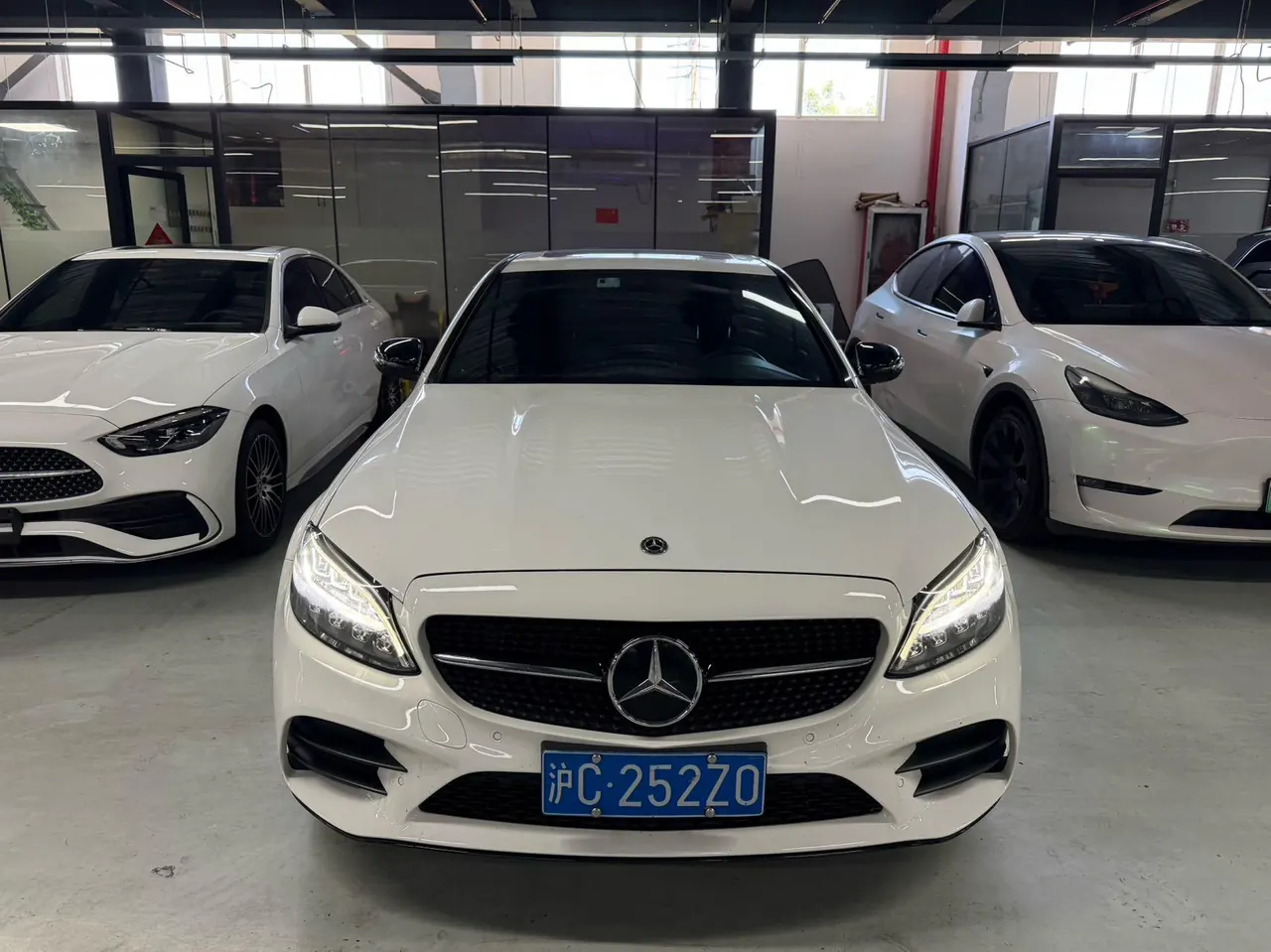 Mercedes Benz Class C 2021 C 260 48V 1.5T Star Yao Zhen Tibetan Edition Automatic Gear 2