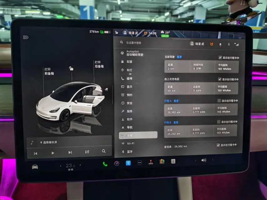 Tesla 2023 Model 3 Rejuvenation Edition Rear Wheel Drive Automatic Transmission 2