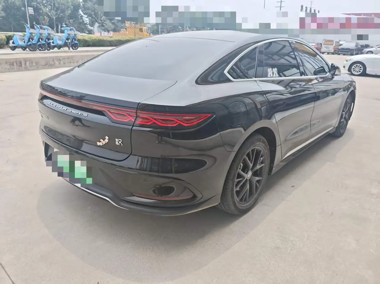 BYD 2023 Han DM-i 1.5T stepless champion version 121KM exclusive automatic gear 5