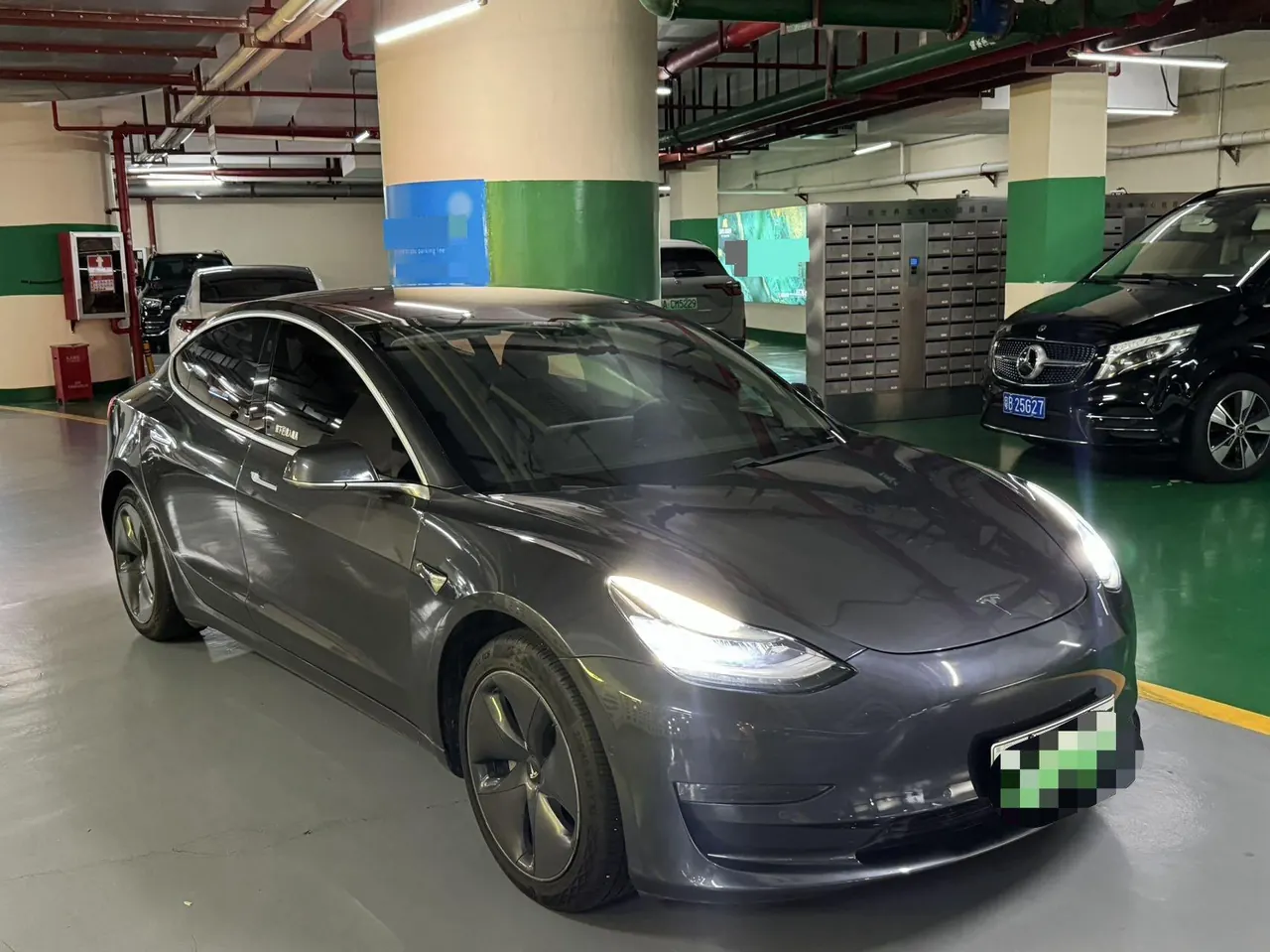 Tesla 2020 Model 3 long endurance rear wheel drive version (modified) automatic gear 2