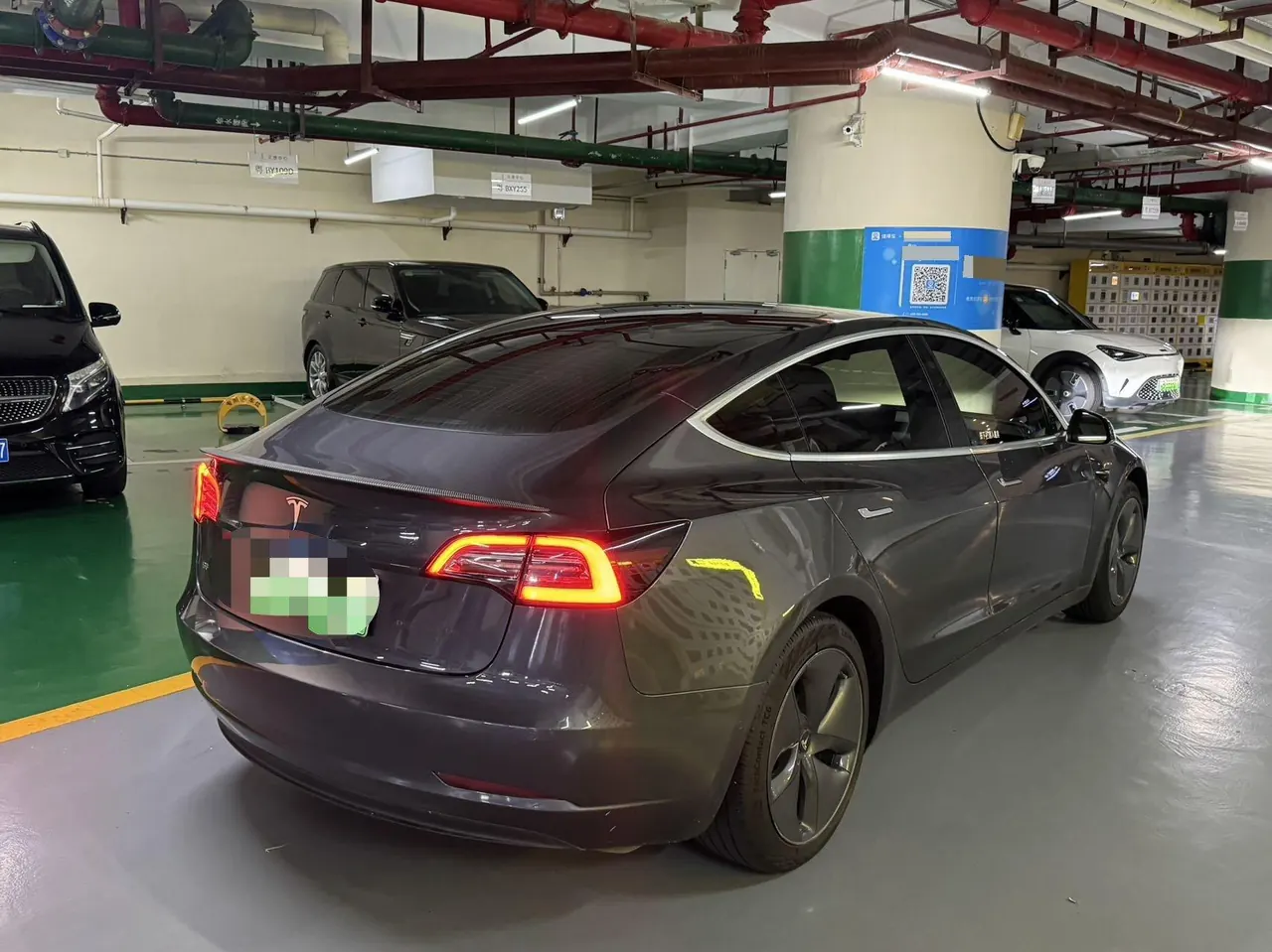 Tesla 2020 Model 3 long endurance rear wheel drive version (modified) automatic gear 4