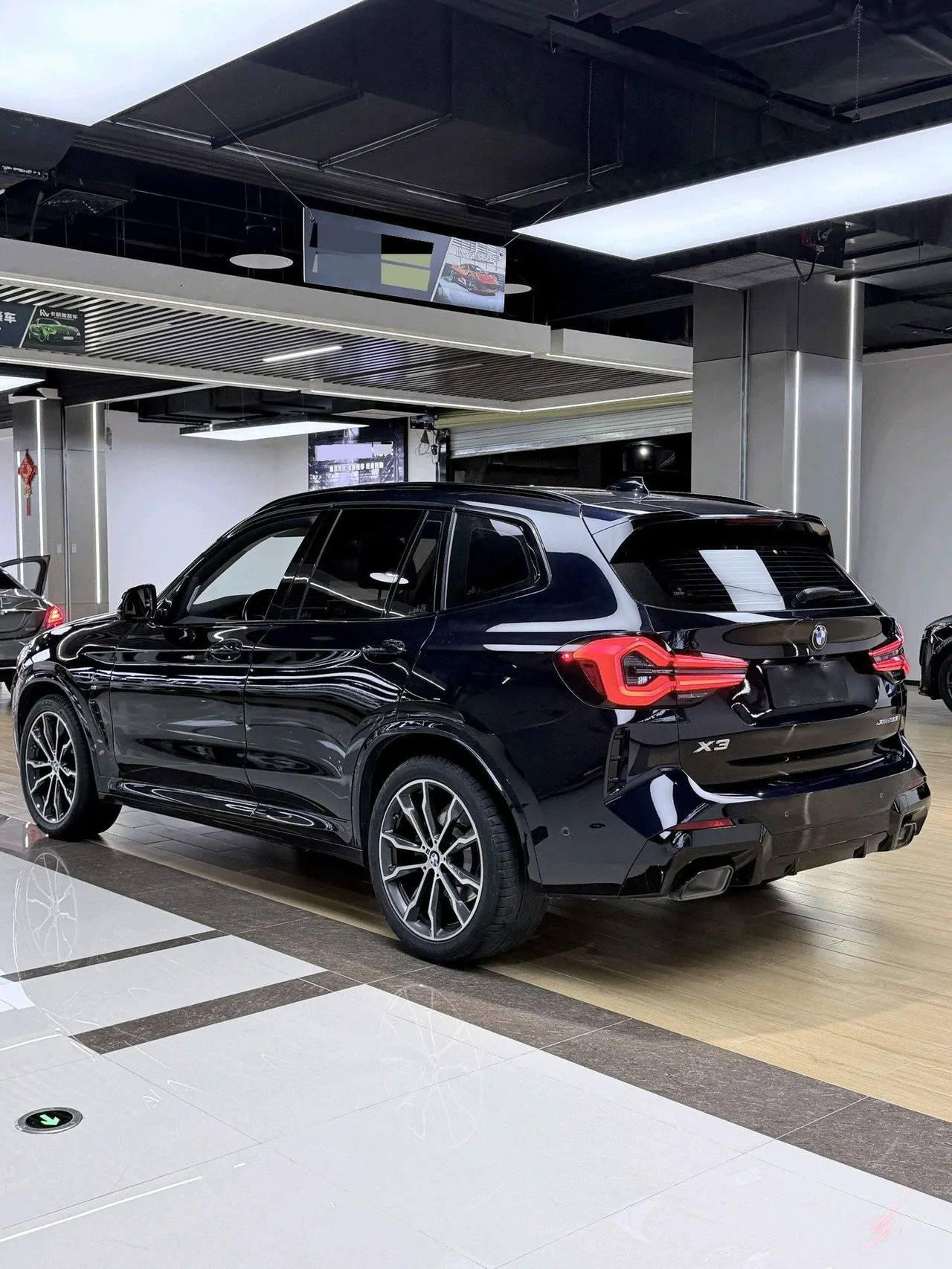 BMW 2023 X3 xDrive30i 2.0T exclusive M obsidian night set automatic gear 6
