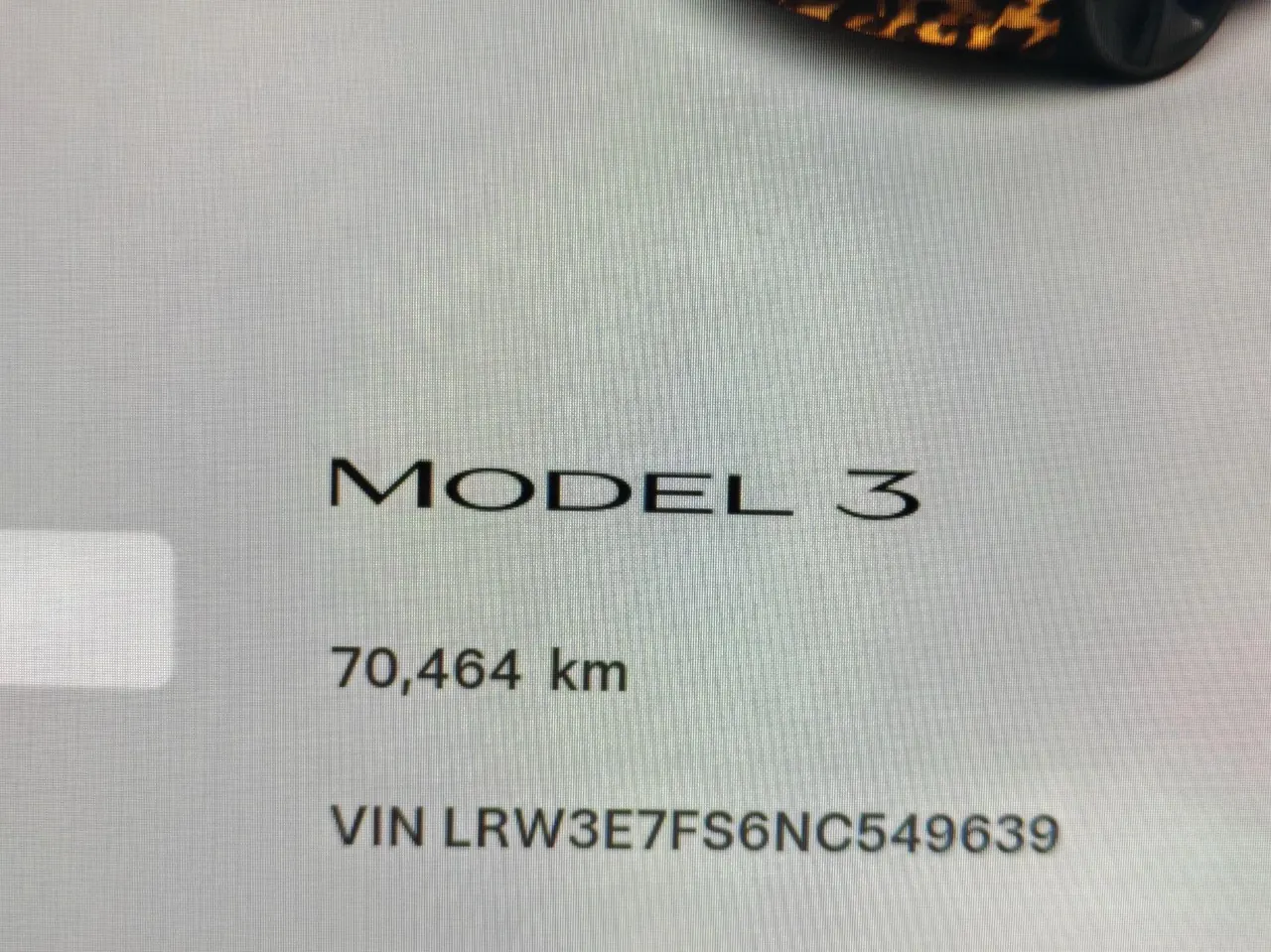 Tesla 2022 Model 3 rear-wheel drive version of automatic transmission 9