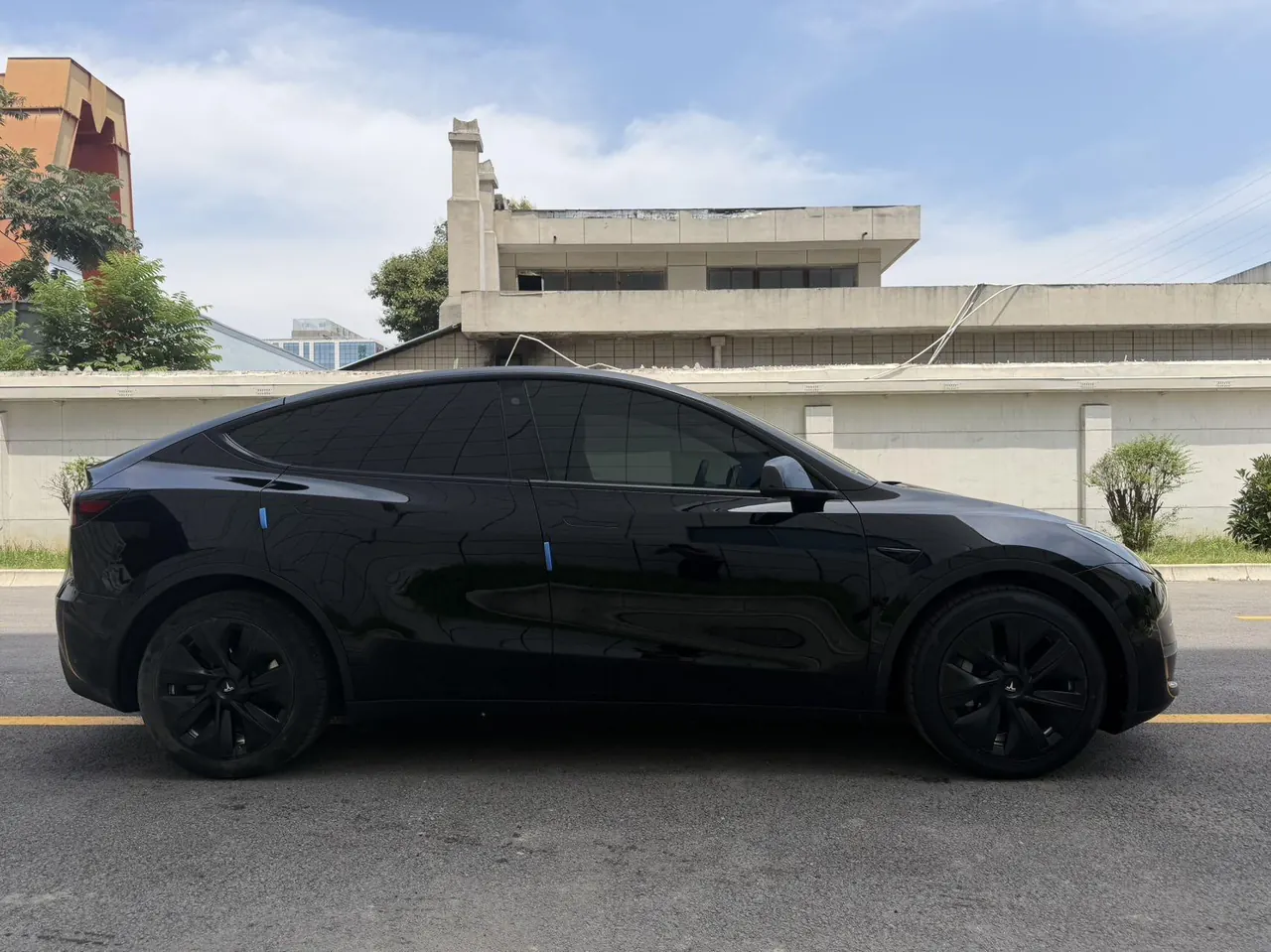 Tesla 2021 Model Y long endurance all-wheel drive version automatic transmission 4