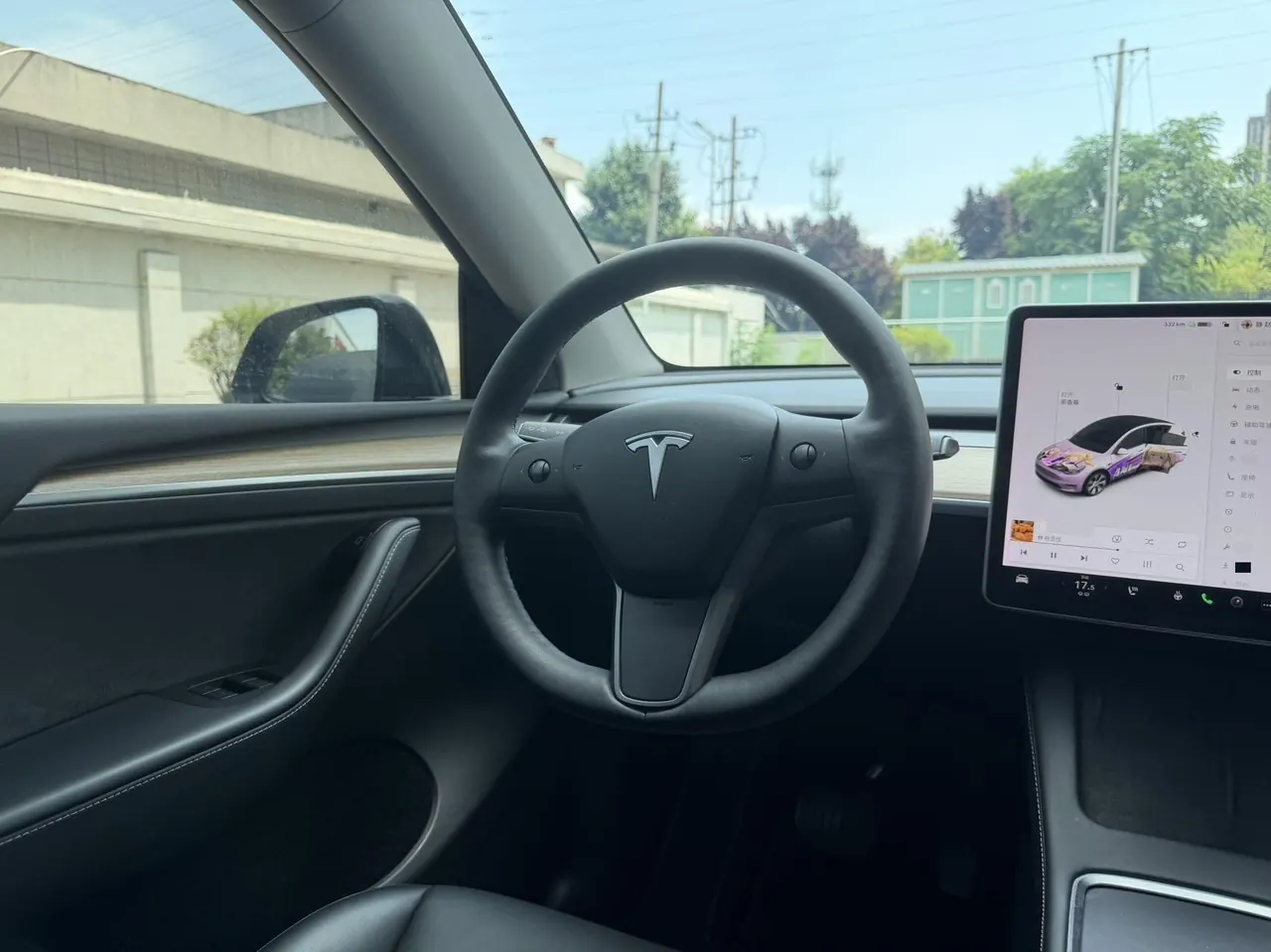 Tesla 2021 Model Y long endurance all-wheel drive version automatic transmission 9