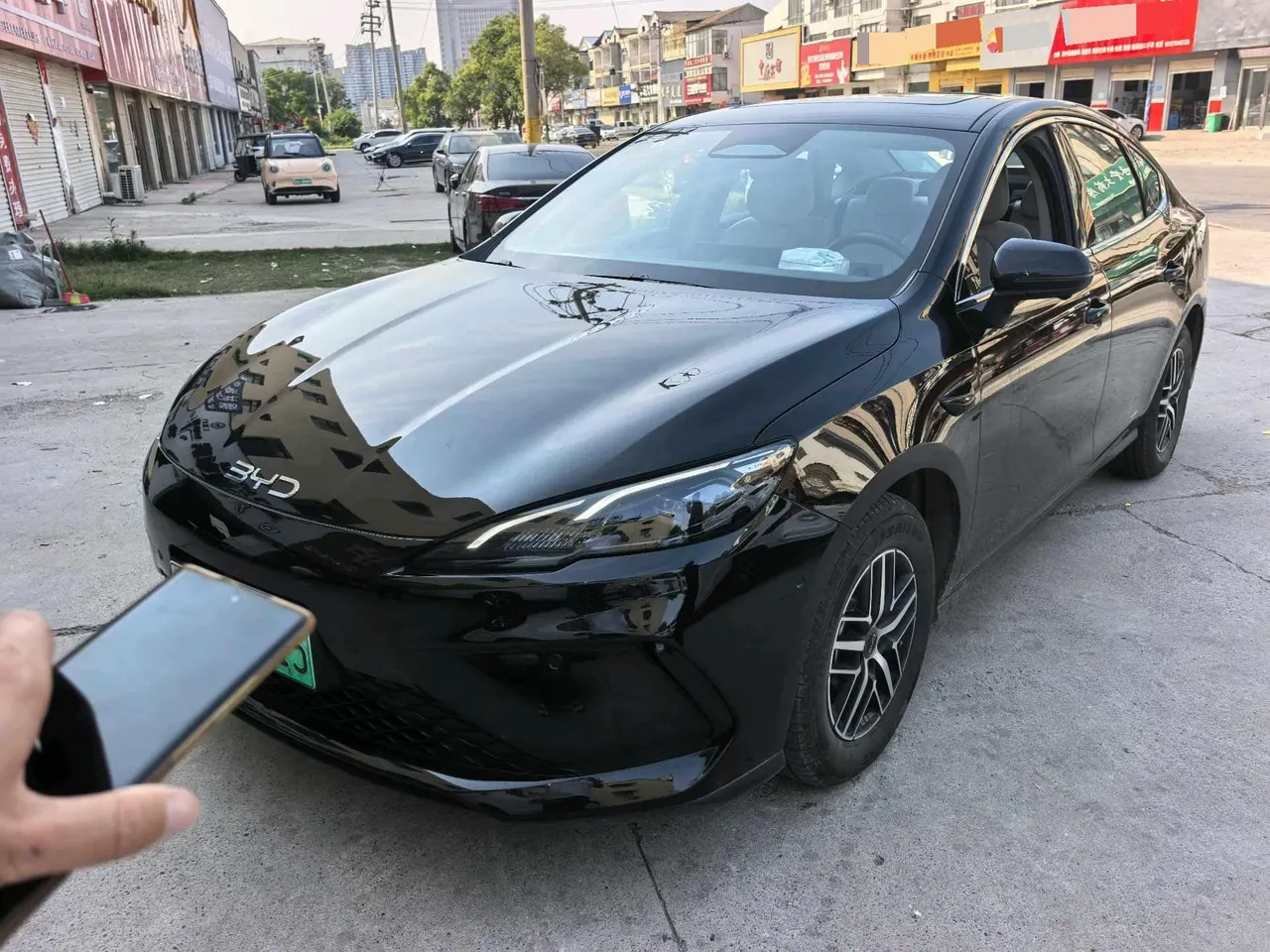 Открыть галерею: BYD 2025 seals 05 DM-i 1.5 stepless smart driving version 120KM flagship automatic gear