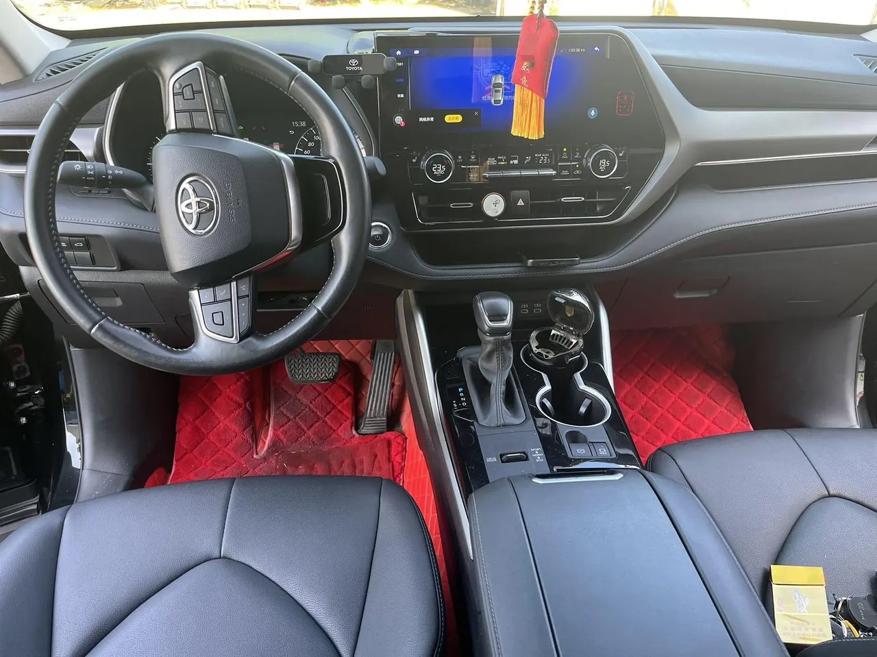 Toyota 2023 Highlander Dual Engine 2.5 Stepless Intelligent Electric Hybrid Four-wheel Drive Deluxe Edition 7-seat Automatic Transmission 6