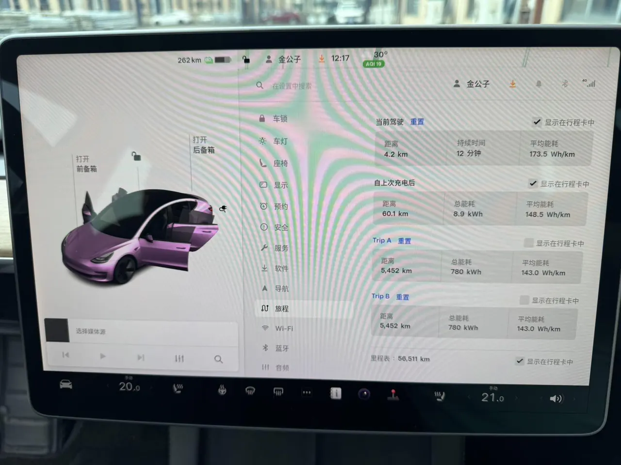 Tesla 2021 Model 3 Standard Endurance Rear Drive Upgraded Automatic Gear 9
