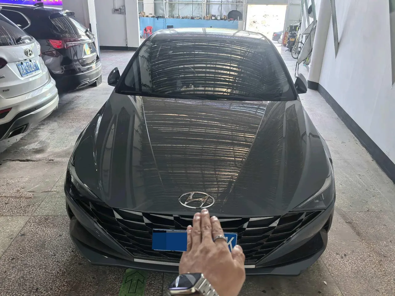 Hyundai 2023 Elantra-sedan 1.5 stepless GLX elite automatic gear 2