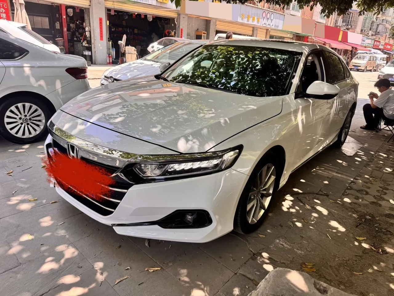 Открыть галерею: Honda 2022 10th Generation Accord 1.5T Stepless 260TURBO Magic Night Premium Edition Automatic Gear