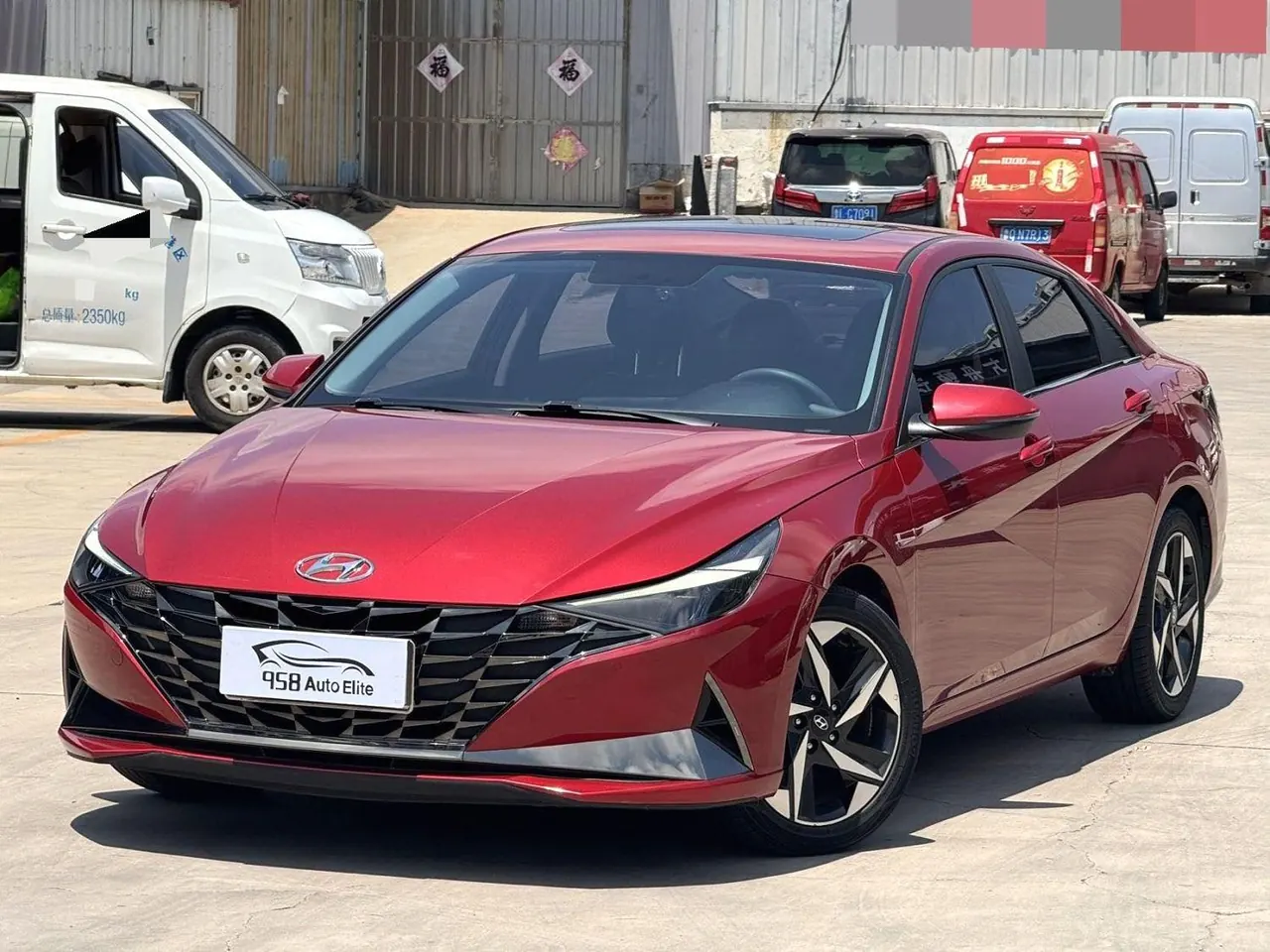Hyundai 2022 Elantra-sedan 1.5 stepless GLX elite automatic gear - View 1