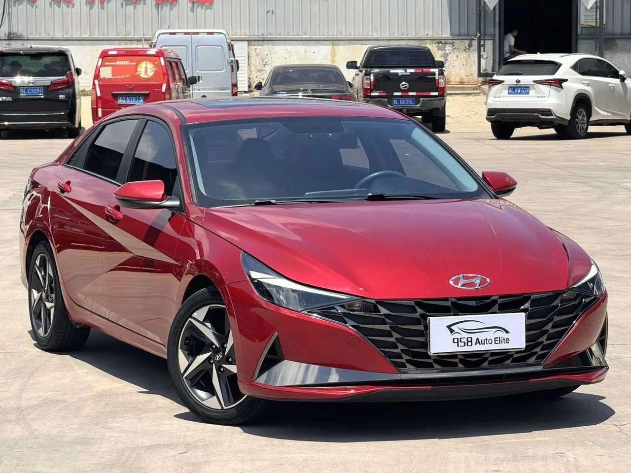 Hyundai 2022 Elantra-sedan 1.5 stepless GLX elite automatic gear 3