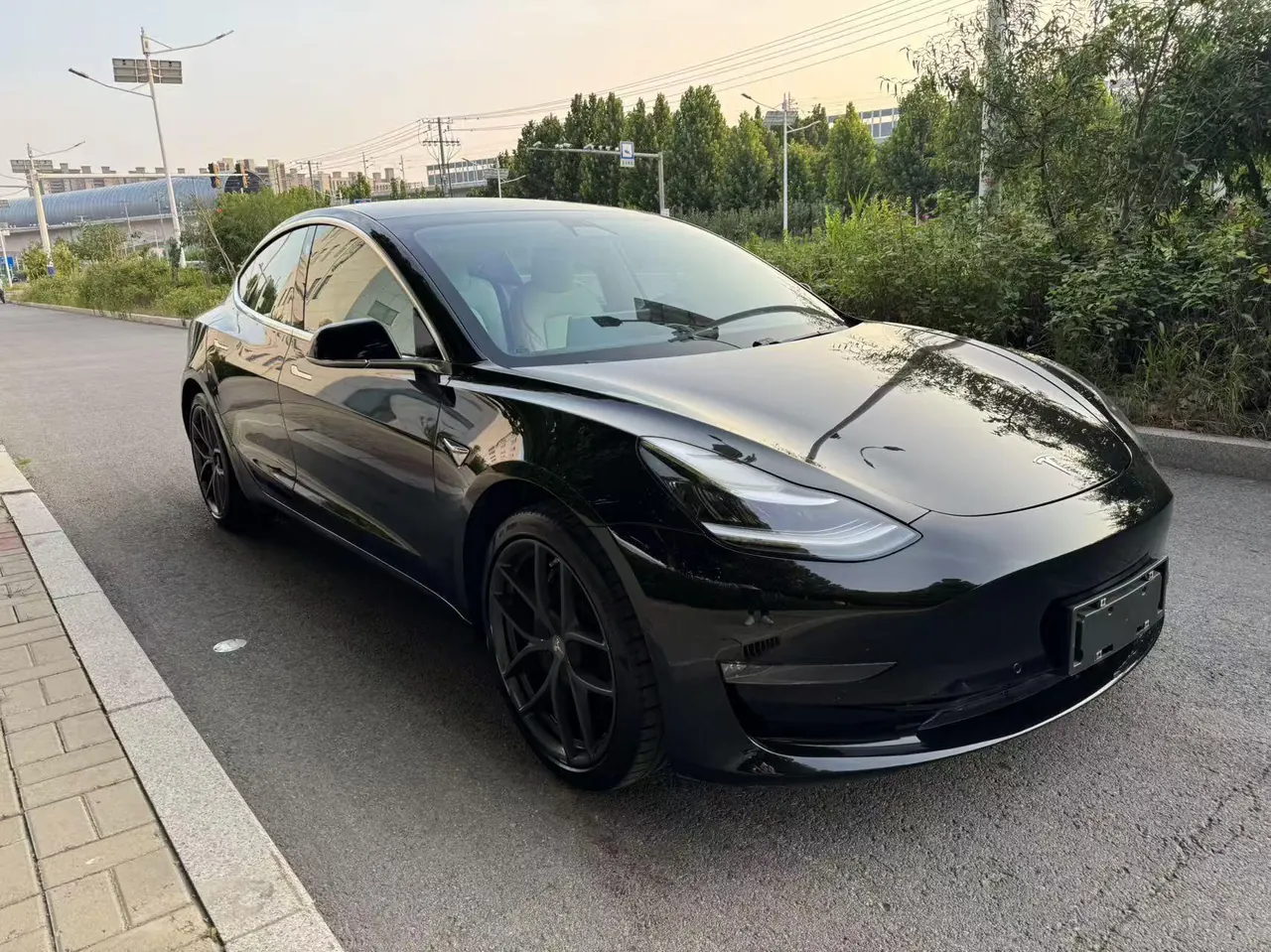 Tesla 2020 Model 3 long endurance rear wheel drive version (modified) automatic gear 9