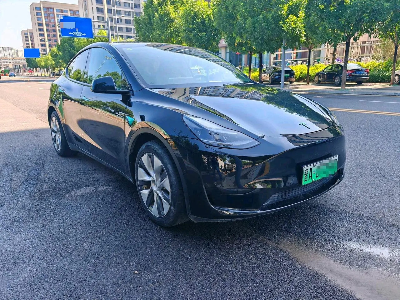 Tesla 2022 Model Y rear-wheel drive version automatic transmission 5