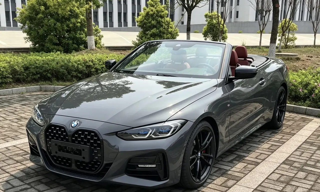 Open image lightbox: BMW 4 Series (Imported) 2023 425i Convertible Coupe 2.0T M Sports Obsidian Night Suit Automatic Gear
