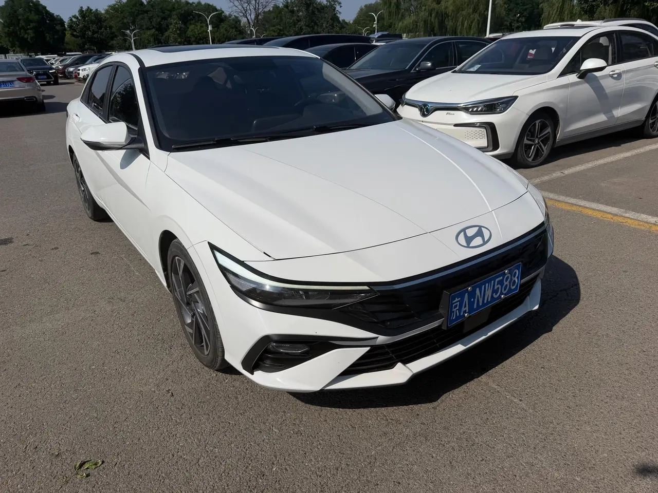 Hyundai 2023 Elantra-sedan 1.5 stepless GLX elite automatic gear 2