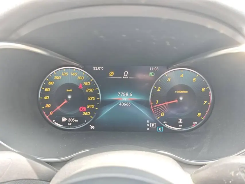 Mercedes Benz Class C 2020 C 200 L 1.5T Fashion Sports Edition Automatic Gear 9