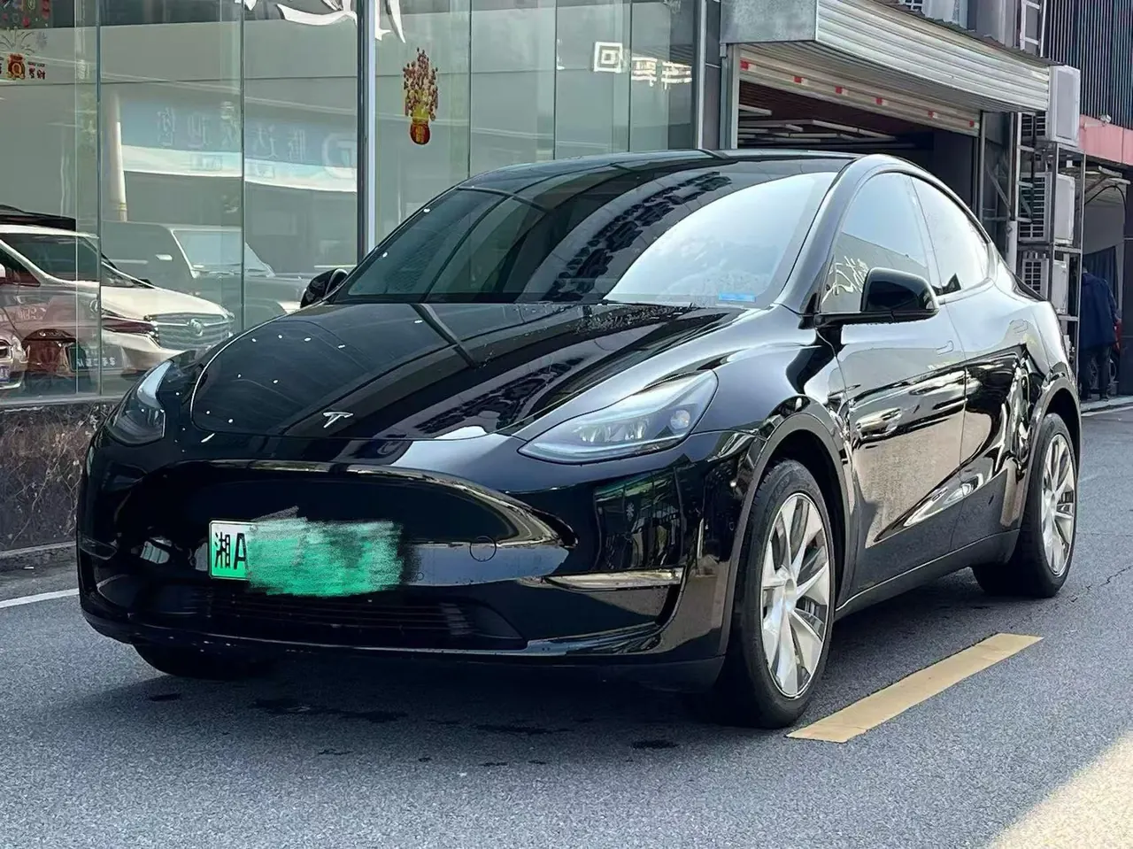 Tesla 2022 Model Y long endurance all-wheel drive version (modified) automatic gear - View 1