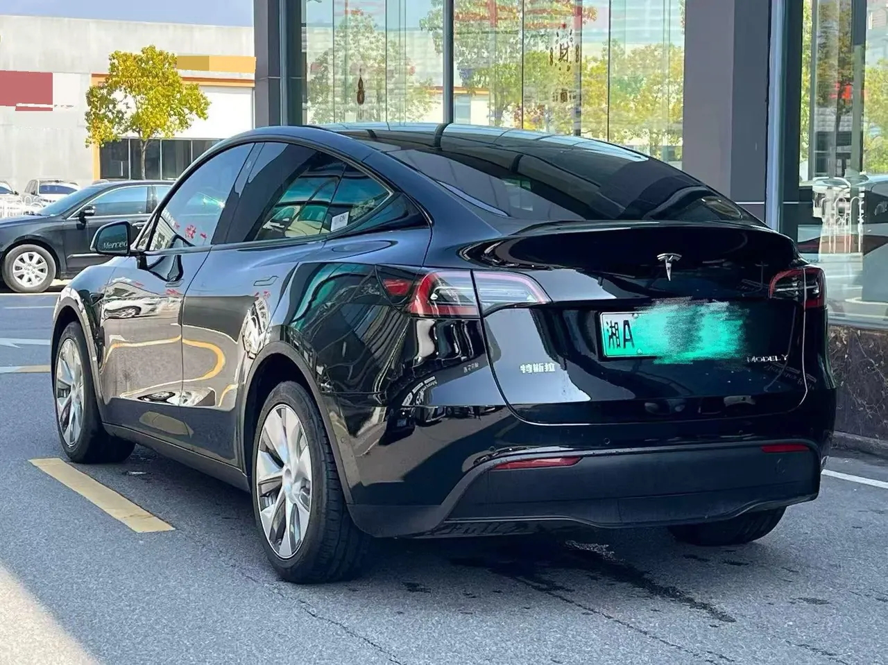 Tesla 2022 Model Y long endurance all-wheel drive version (modified) automatic gear 3