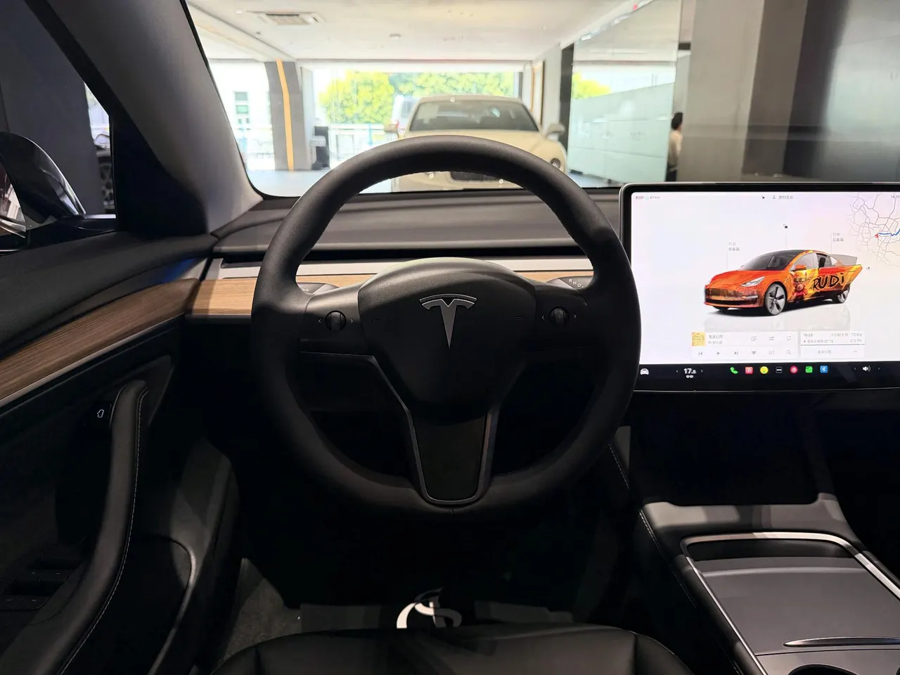 Tesla 2022 Model 3 rear-wheel drive version of automatic transmission 17