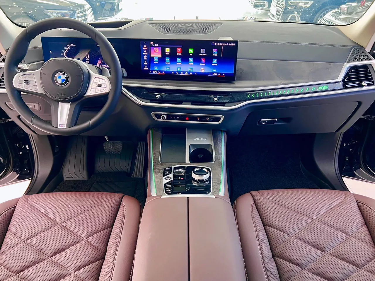 BMW 2023 X5 xDrive30Li 48V 2.0T exclusive m sports obsidian night suit automatic gear 4