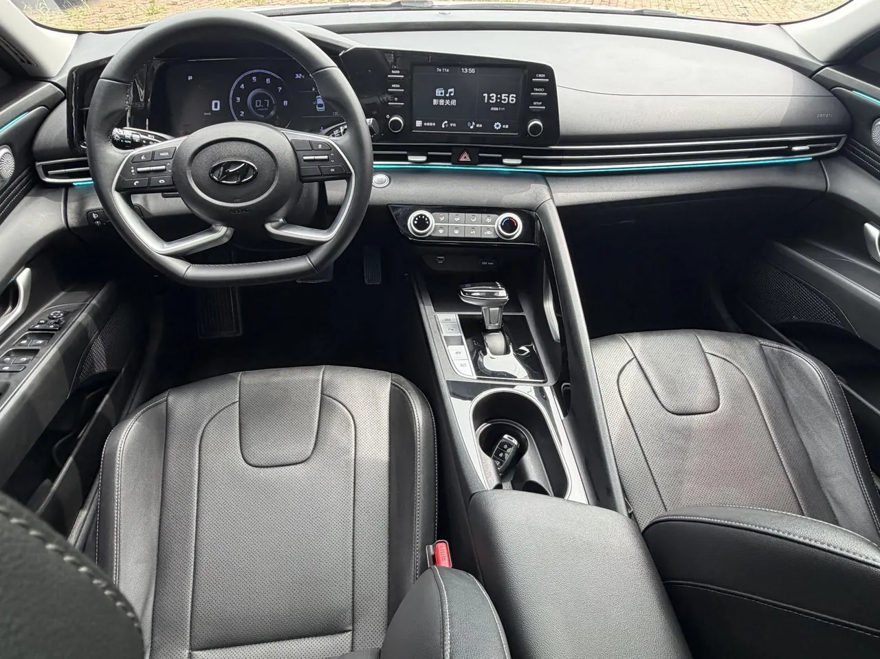 Hyundai 2022 Elantra-sedan 1.5 stepless GLX elite automatic gear 9