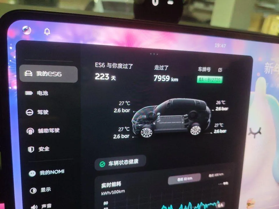 NIO 2025 ES 6 100kWh automatic gear 8